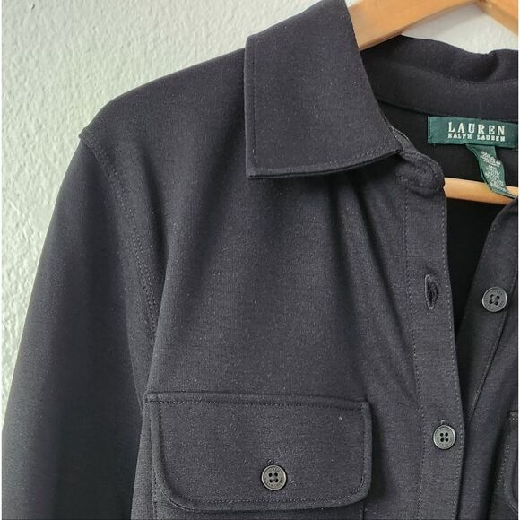 Lauren Ralph LAUREN Ponte Knit Collard Dress - Picture 9 of 10